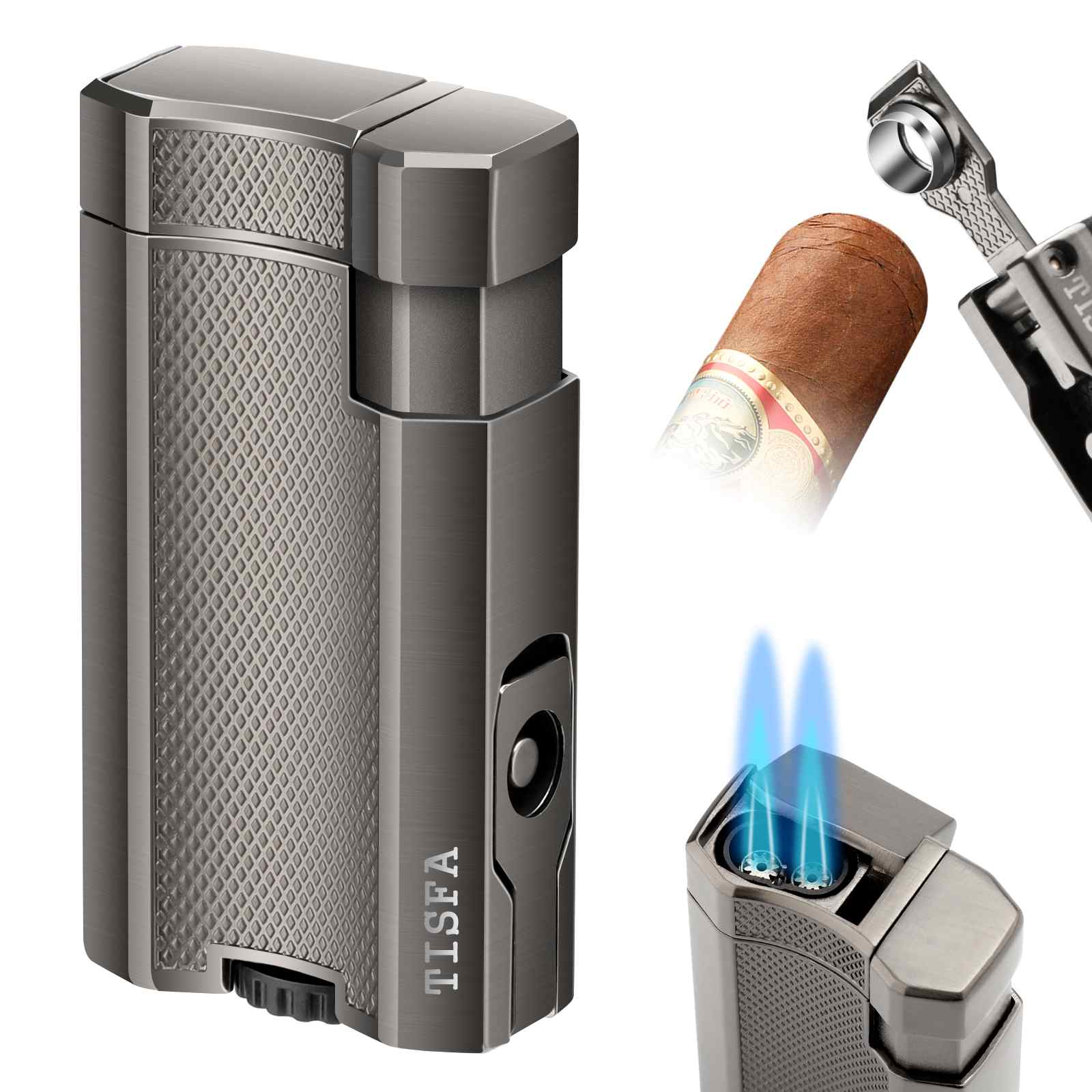 Tesla Torch New Butane Refillable Colored Cigarette Cigar Lighter -   New Zealand