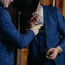 Load image into Gallery viewer, FANKAI 4 Jet Flame Torch Lighter with Cigar Cutter, Cigar Holder, Dual Cigar Punches, Refillable Butane Lighter, Smoking Gift for Men