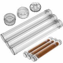 Load image into Gallery viewer, KEJIAR Cigar Tube for 3 Cigars, Travel Cigar Case with Humidity Gel, Airtight Silicone Seal Cigar Humidor