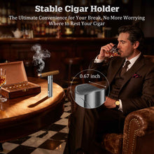 Load image into Gallery viewer, XIFEI Digital Cigar Humidity Tester, Portable Cigar Humidity Meter with LCD Display, Built-in Stand & Stopwatch, Accurate Moisture Tester for Cigars