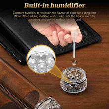 Load image into Gallery viewer, KEJIAR Cigar Tube for 3 Cigars, Travel Cigar Case with Humidity Gel, Airtight Silicone Seal Cigar Humidor