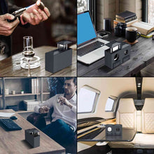 Load image into Gallery viewer, FANKAI 2-in-1 Desk Cigar Cutter, Table SV Cutter with 2 Drawers, Sharp Stainless Steel Blade, Cutting Up to 57 and 67 Ring Gauge Cigars