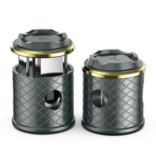 Load image into Gallery viewer, KEJIAR 4-in-1 Desktop Cigar Cutter with Cigar Stand, Two Size Guillotine Cutter, V-Shaped Cigar Cutter, Cuts up to 68 Ring Gauge Cigars