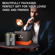 Load image into Gallery viewer, KEJIAR 4-in-1 Desktop Cigar Cutter with Cigar Stand, Two Size Guillotine Cutter, V-Shaped Cigar Cutter, Cuts up to 68 Ring Gauge Cigars