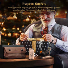 Load image into Gallery viewer, KEJIAR Pipe Set, Soft Flame Pipe Lighter with Stand Tamper Scraper Pick, Leather Pipe Bag for 2 Pipes, Handmade Wooden Pipe with 2 Filter Screen Balls,2 Pipe Bits,5 Pipe Cleaners