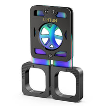 Load image into Gallery viewer, LIHTUN Scissors Cigar Cutter, Guillotine Cutter with Stainless Steel Iridescent Hollow Blades, Professional Cigar Accessories Gift