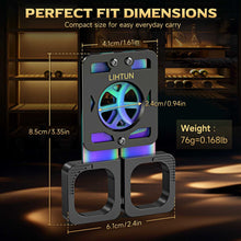 Load image into Gallery viewer, LIHTUN Scissors Cigar Cutter, Guillotine Cutter with Stainless Steel Iridescent Hollow Blades, Professional Cigar Accessories Gift