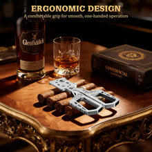 Load image into Gallery viewer, XIFEI Scissors Cigar Cutter, Stainless Steel Double Blade Guillotine Straight Cut Cutter for Cigars, Premium Cigar Accessory Gift