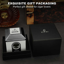 Load image into Gallery viewer, XIFEI 4-in-1 Table Cigar Cutter, Sharp Stainless Steel Blade Straight Cut V-Cut Cigar Cutters for 32-68 Ring Gauge Cigars