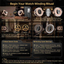 Load image into Gallery viewer, KEJIAR Single Automatic Watch Winder with Watch Link Removal Tool, Rotating Watch Case with Dual Power Supply, 2 Rotation Modes, Flexible Pillows, LED Light, Quiet Motor, Small Watch Spinner