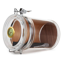 Load image into Gallery viewer, XIFEI Acrylic Humidor Jar with Humidifier and Hygrometer,humidor That can Hold About 18 Cigars (Clear)