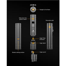 Load image into Gallery viewer, XIFEI Cigar Lighter, Cigar Puncher, Cigar Draw Enhancer, Cigar Stand, All-in-one Lighter