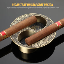 Load image into Gallery viewer, XIFEI Cigar Ashtray Metal Ashtrays for Patio/Home/Table Modern Ashtrays