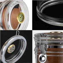 Load image into Gallery viewer, XIFEI Acrylic Humidor Jar with Humidifier and Hygrometer,humidor That can Hold About 18 Cigars (Clear)