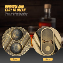 Load image into Gallery viewer, XIFEI Cigar Ashtray Metal Ashtrays for Patio/Home/Table Modern Ashtrays