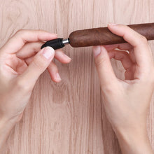 Load image into Gallery viewer, TISFA Cigar Punch Cutter Cigar Hole Opener Portable Screw Out Stainless Steel Puncher