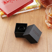 Load image into Gallery viewer, TISFA Cigar Stand with Cigar Punch, Portable and Compact Cigar Holder, 2 in 1 Cigar Rest for Travel Outdoor Indoor