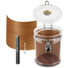 Load image into Gallery viewer, XIFEI Acrylic Humidor Jar with Humidifier and Hygrometer,humidor That can Hold About 18 Cigars (Clear)
