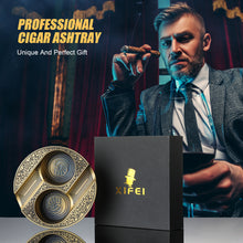 Load image into Gallery viewer, XIFEI Cigar Ashtray Metal Ashtrays for Patio/Home/Table Modern Ashtrays