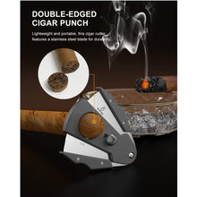Load image into Gallery viewer, XIFEI Cigar Cutter Guillotine Stainless Steel Double Blade Cigar Clippers, Cuts Up Most Size of Cigars