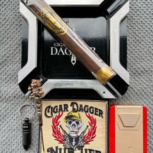 Load image into Gallery viewer, TISFA Cigar Punch Cutter Cigar Hole Opener Portable Screw Out Stainless Steel Puncher