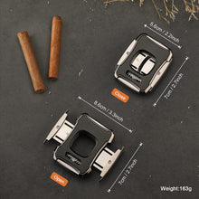 Load image into Gallery viewer, XIFEI Cigar Cutter Guillotine Stainless Steel with Spring-Loaded Release, Cutting Up to 60 Ring Gauge Cigars
