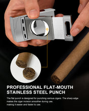 Load image into Gallery viewer, FANKAI Cigar Lighter with Straight Cutter