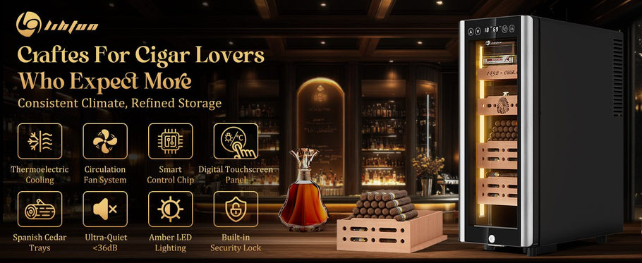 New arrivals | Discover LIHTUN’s Advanced 35L and 25L Electric Humidor Cabinets with Smart Climate Control Precision