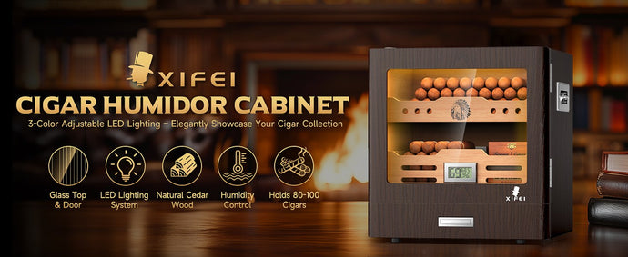 New arrivals | Celebrate Your Cigar Passion with XIFEI’s Elegant Humidor Cabinet
