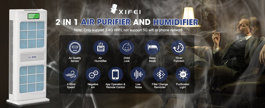 New arrivals | Breathe Easy: XIFEI Air Purifier and Humidifier 2-in-1