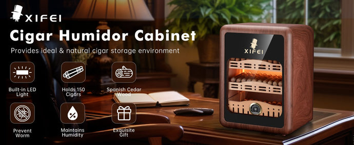 New arrivals | Elevate Your Cigar Collection with the XIFEI Cigar Humidor Cabinet