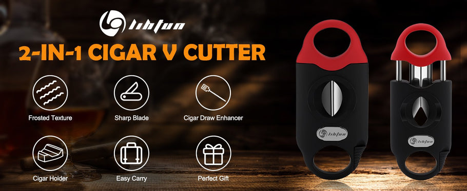 New arrivals | Elevate Your Cigar Experience with the Perfect V Cutter and Draw Enhancer Combo