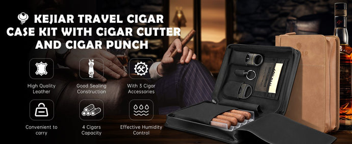 New arrivals | Protect, Preserve, and Enjoy: KEJIAR's All-in-One Travel Cigar Humidor