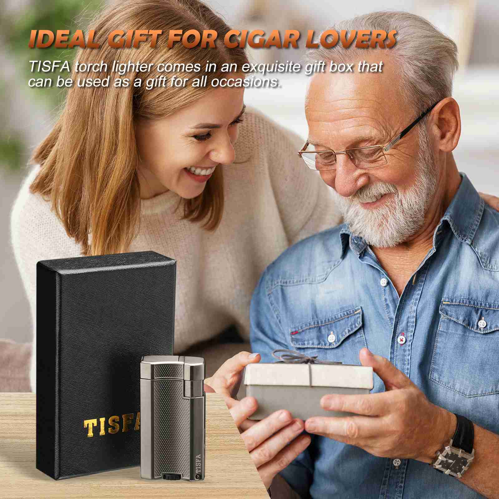 Unique refillable lighter an ideal gift for stylish men