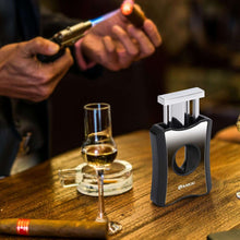 Load image into Gallery viewer, FANKAI Cigar V Cutter with Cigar Punch, Cigar Stand, Sharp Stainless Steel Blade, Cutting Up to 60 Ring Gauge Cigars
