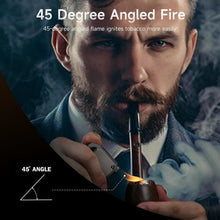 Load image into Gallery viewer, KEJIAR 5-in-1 Pipe Lighter, Soft Flame Lighter with Pipe Holder Tamper Needle Scraper Tools, Refillable Butane Lighter
