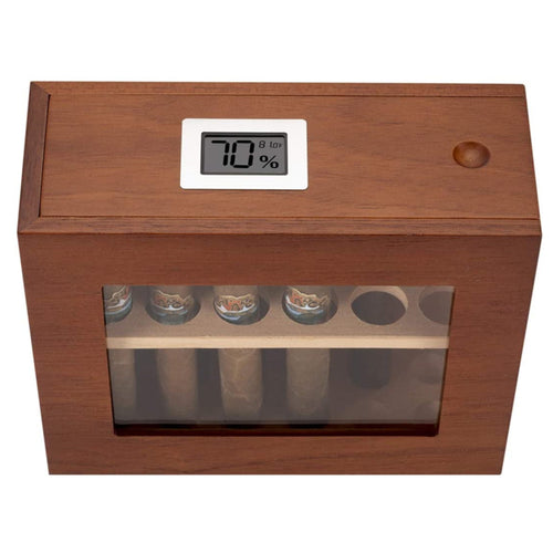XIFEI Acrylic Humidor Jar With Hygrometer And Humidifier Portable Ciga –  Cigar Jefe Accessories & Smoke Shop