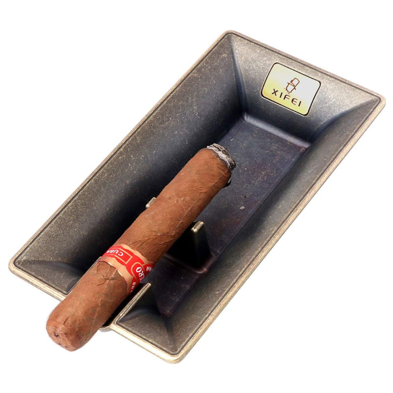 XIFEI Fashion Vintage Cigar Ashtray Bronze Color Household Cigar ashtr