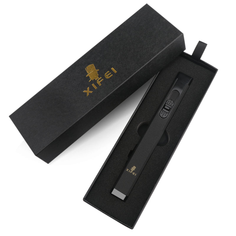 XIFEI Cigar Drill Sharp Smooth Blade Creative Portable Cigar Draw Enhancer  Cigar Punch (Black)